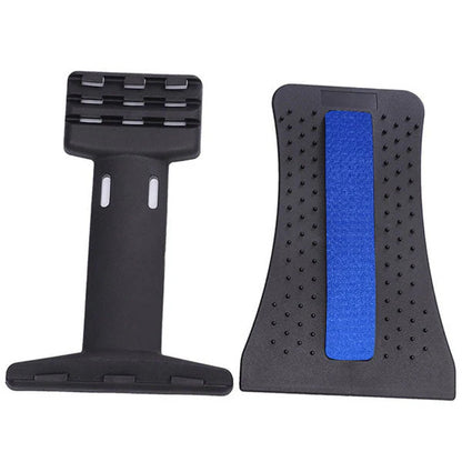 Multi-Level Back Stretcher Posture Corrector Device for Back Pain Relief with Back Support Mate Magic Back Stretching Massage (Blue)