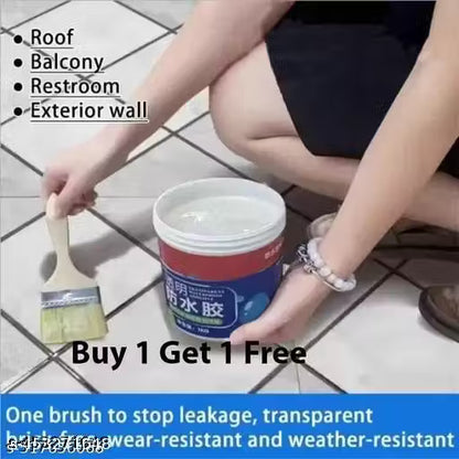 Crack Seal Glue 300gm with brush Transparent and Waterproof